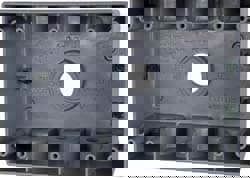 Electrical Outlet Box: Aluminum, Rectangle, 2-5/8